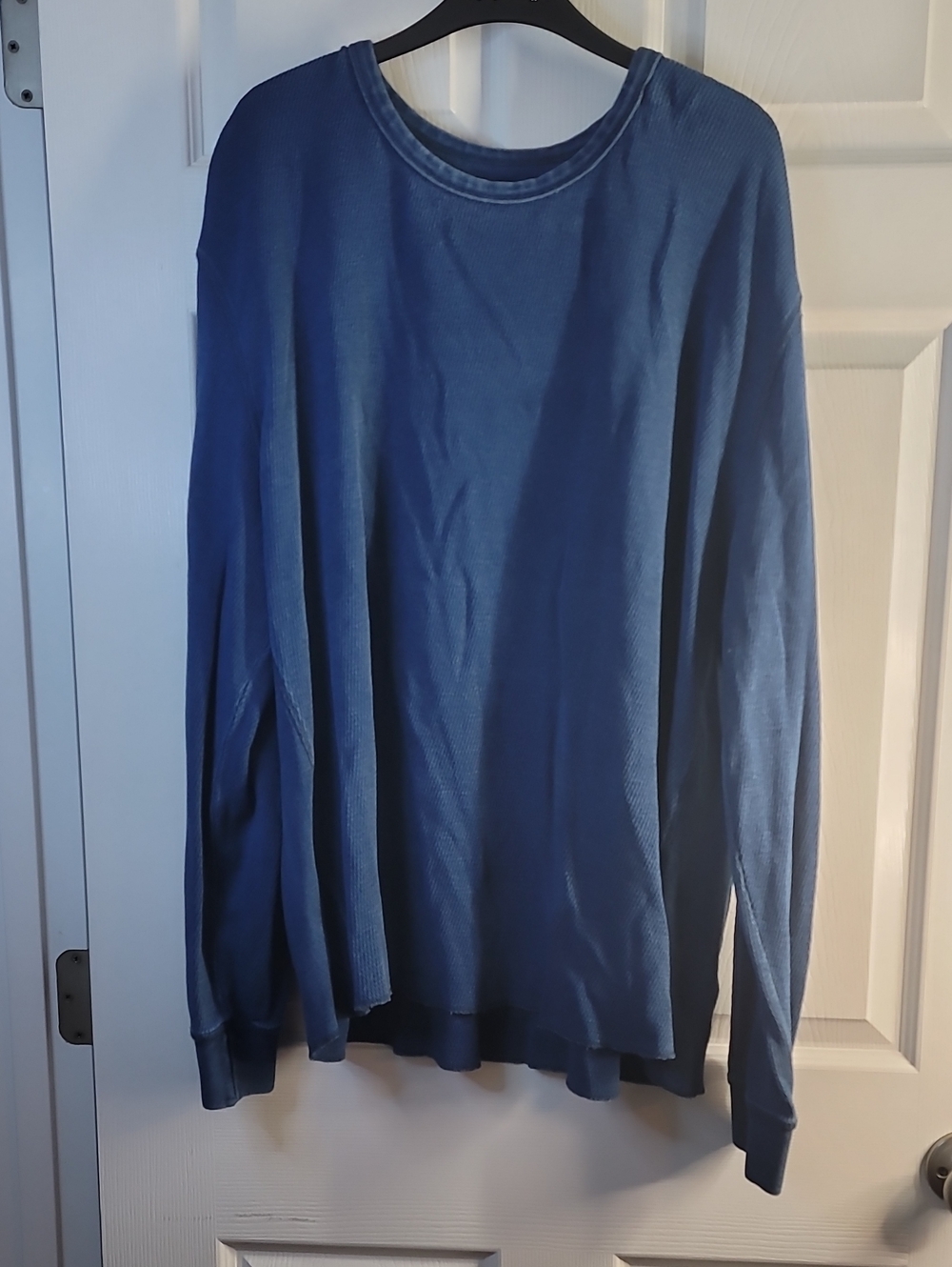 Lucky Brand Men's Indigo Long-Sleeve Crewneck Shirt